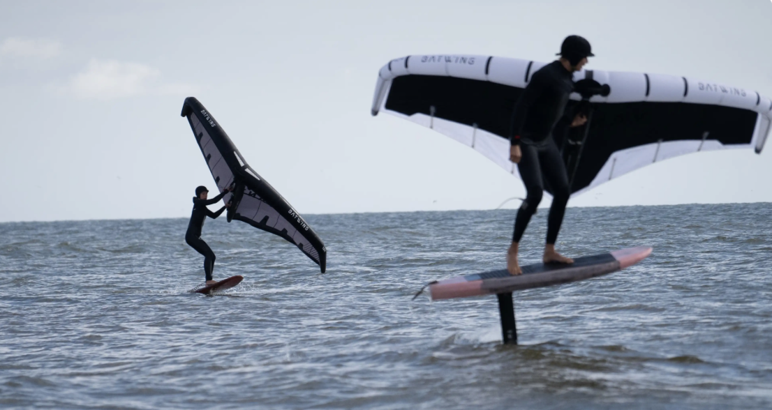 wingsurfen en wingfoilen op Ameland